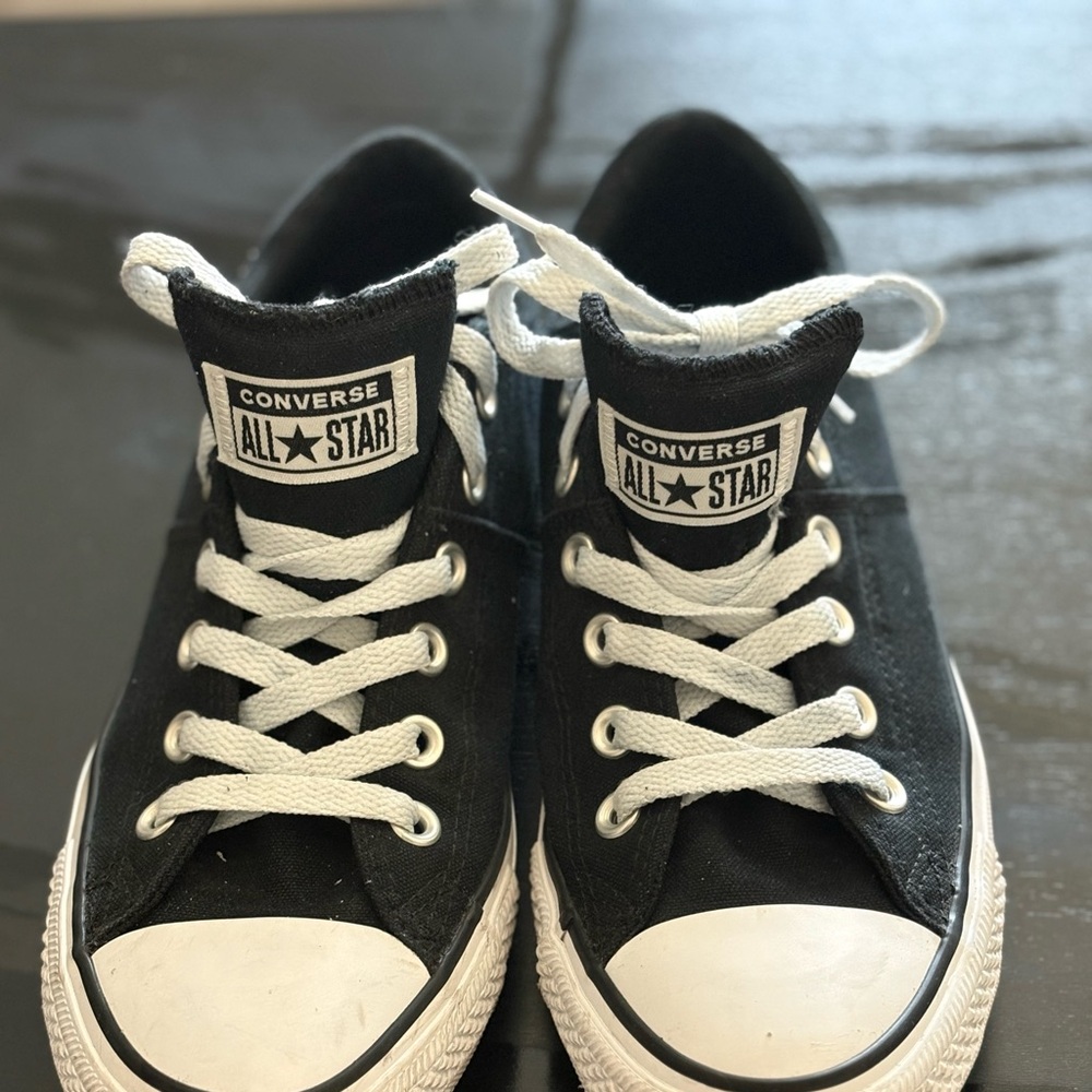 Converse Black and White Canvas Sneakers